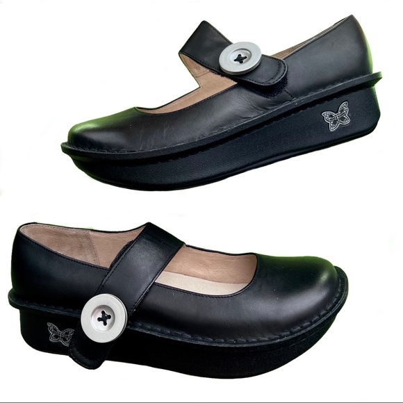 Alegria Shoes - Alegria Paloma Leather Mary Jane Shoes